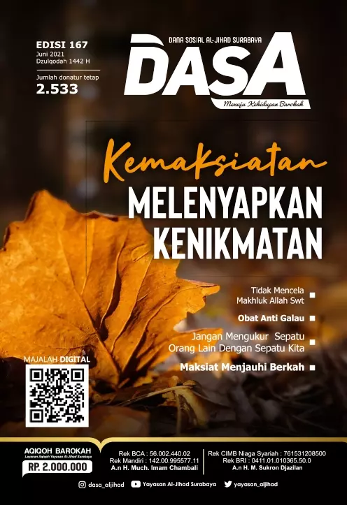 Majalah Dasa Kemaksiatan Melenyapkan Kenikmatan
