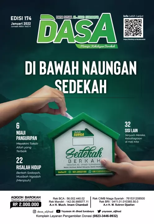 Majalah Dasa Dibawah Naungan Sedekah
