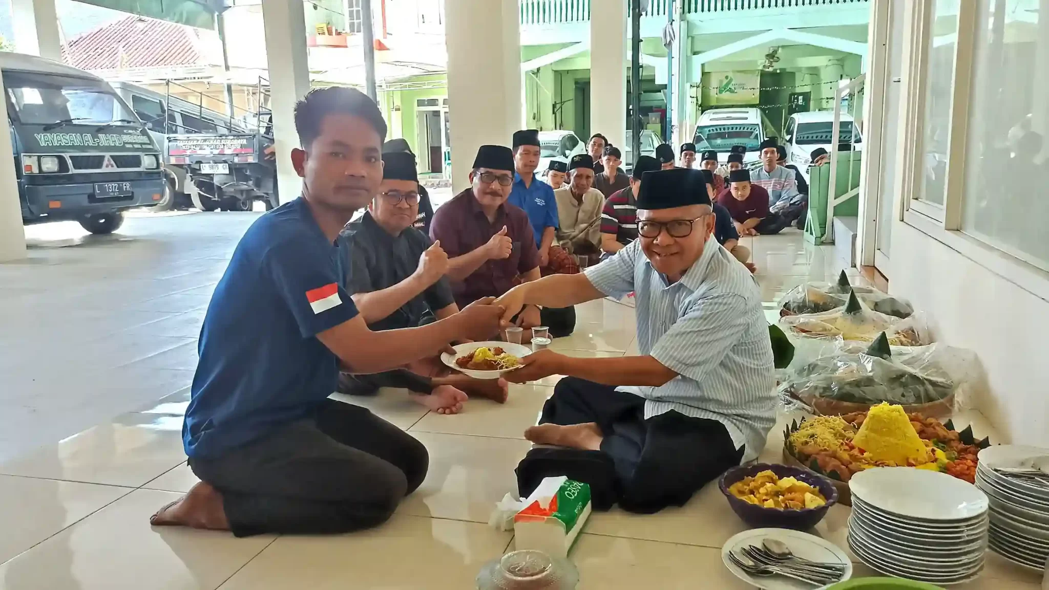 Pemotongan Empat Tumpeng, Bentuk Syukur Pembangunan Gedung Walisongo