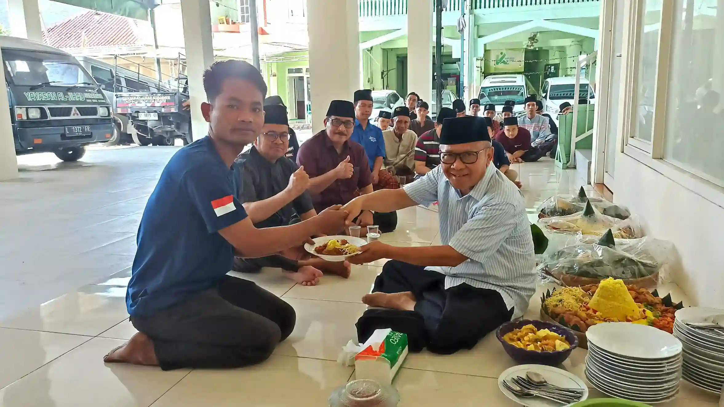 Pemotongan Empat Tumpeng, Bentuk Syukur Pembangunan Gedung Walisongo