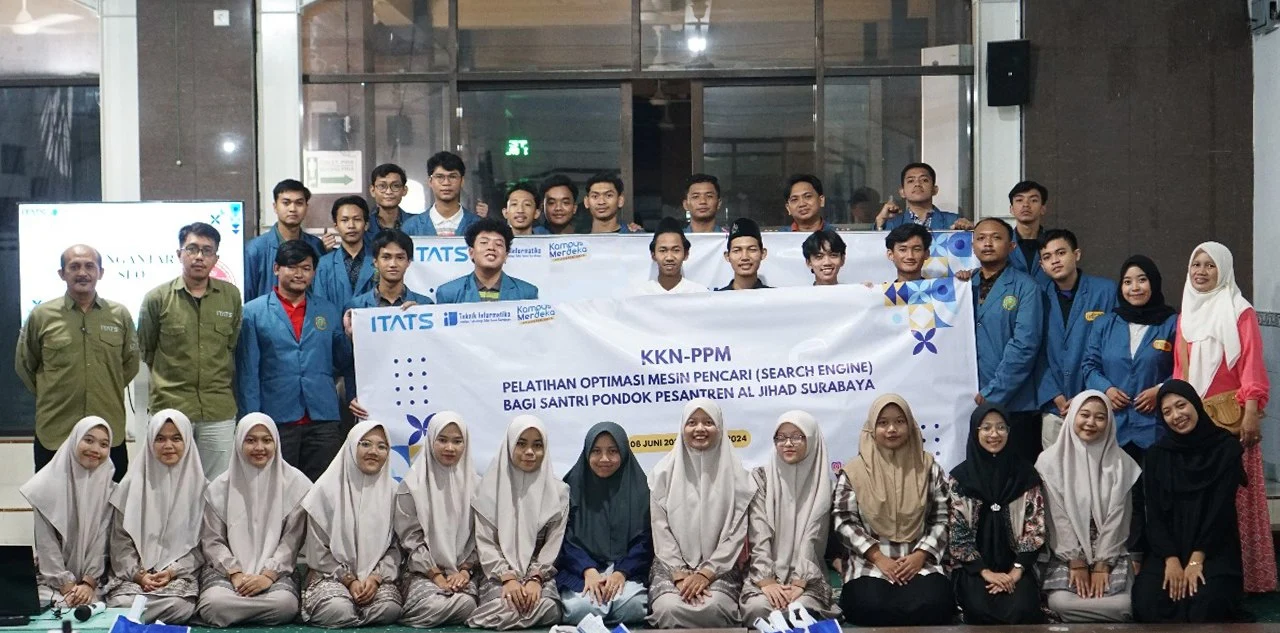 SANTRI AL-JIHAD IKUTI PELATIHAN SEO DARI MAHASISWA KKN-PPM ITATS