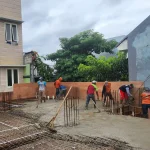 Pengecoran lantai 2 Gedung Abah Moegianto